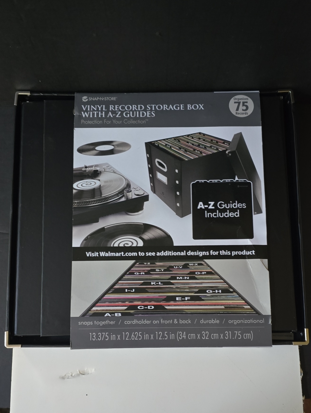 NEW Vinyl Record Storage Box